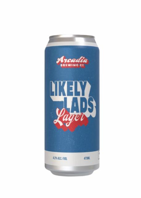 Likely Lads Lager, Arcadia Brewing Co.