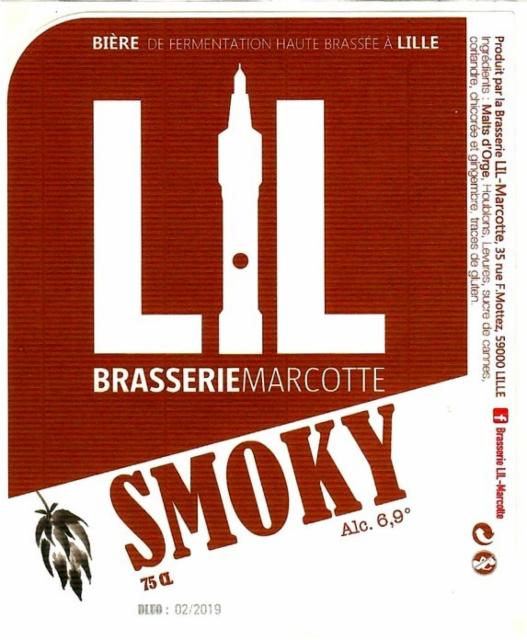 LIL Smoky 6.9%, Brasserie LIL - Marcotte (Brasserie Gobrecht), France