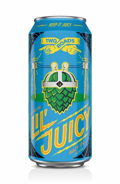 Lil' Juicy Hazy IPA 6.2%, Two Roads Brewing Company, United States