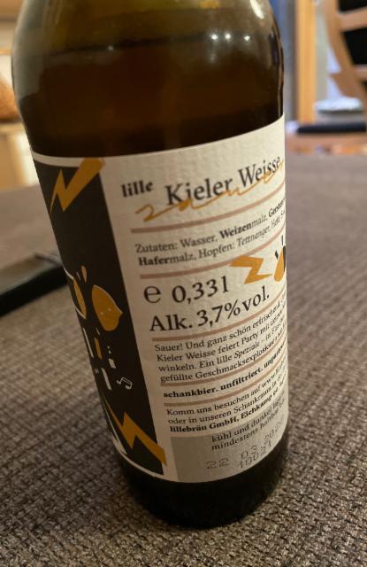 Kieler Weisse 3.7%, Lillebräu, Germany
