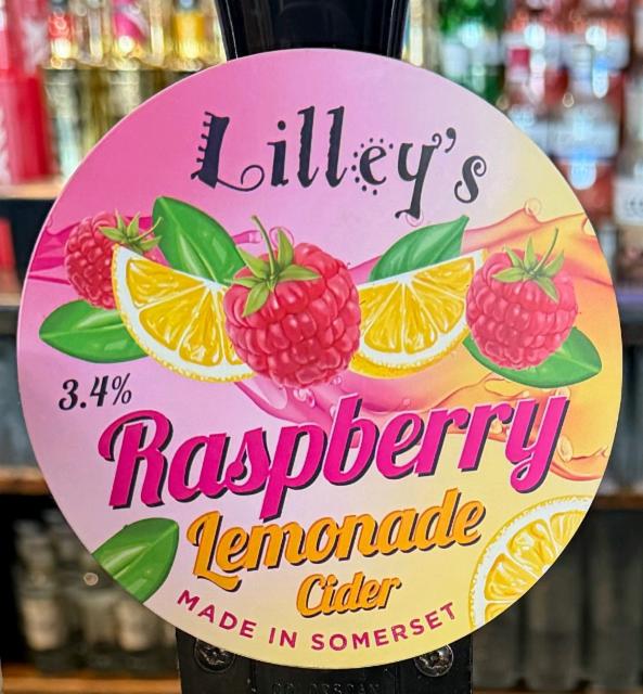 Lilley's Raspberry Lemonade 3.4%, Lilley's Cider Barn, England
