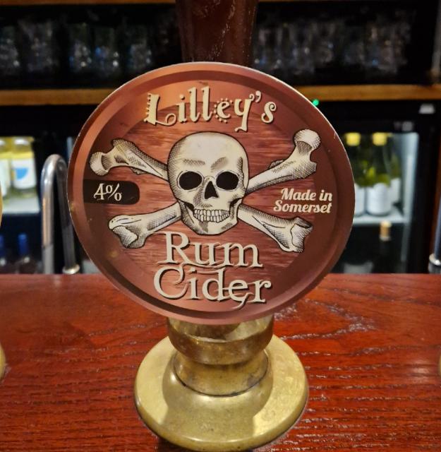 lilley's rum cider 4.0%, Lilley's Cider Barn, England