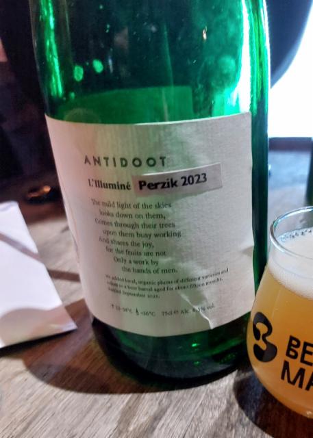 L'Illuminé (Perzik) (2023) 6.5%, Antidoot - Wilde Fermenten, Belgium