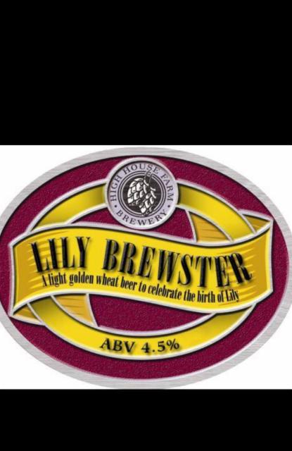 Lily Brewster 4.5%, High House Farm Brewery, England
