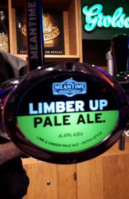 Limber Up Pale Ale. 4.4%, Meantime Brewing, England