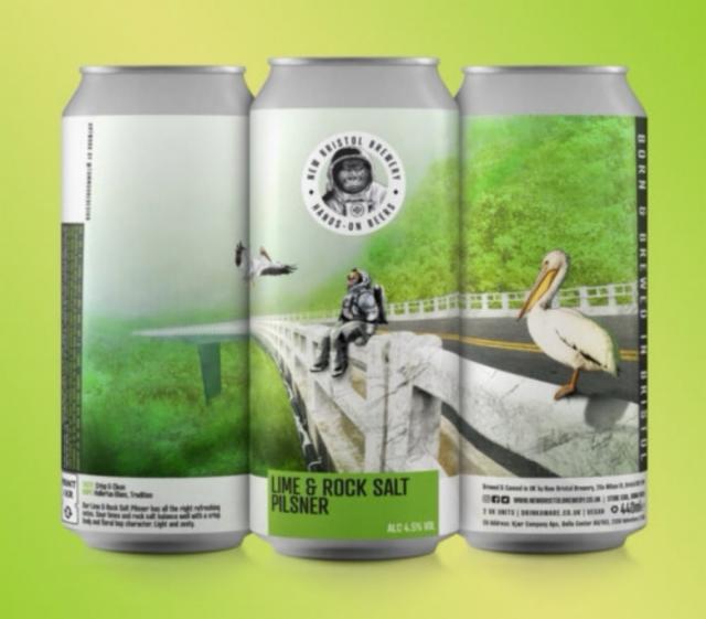 Lime & Rock Salt Pilsner 4.5%, New Bristol Brewery, England