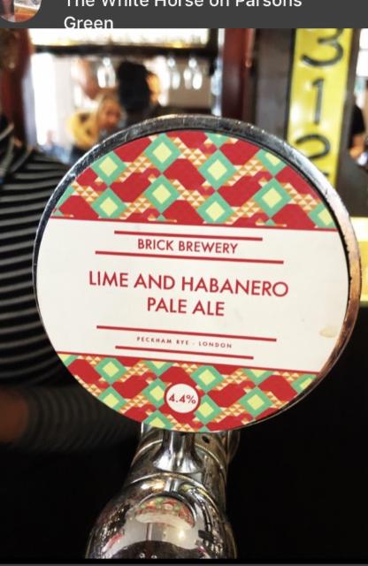 Lime And Habanero Pale Ale 4.4%, Brick Brewery, England
