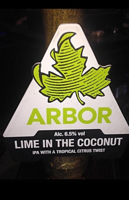 Lime In The Coconut 6.5%, Arbor Ales, England