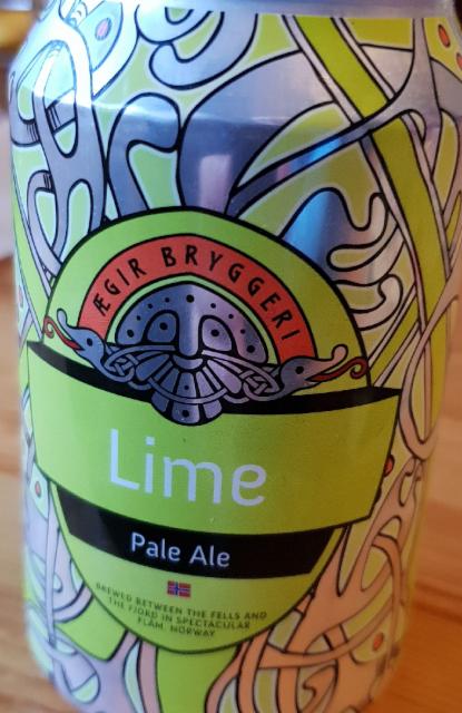 lime pale ale 4.7%, Ægir Bryggeri, Norway