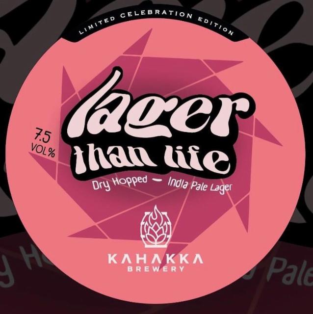 Limited Celebration Series - Lager Than Life 7.5%, Kahakka Brewery, Finland