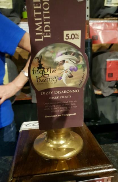 Limited Edition - Dizzy Disaronno 5.0%, Fuggle Bunny Brew House, England