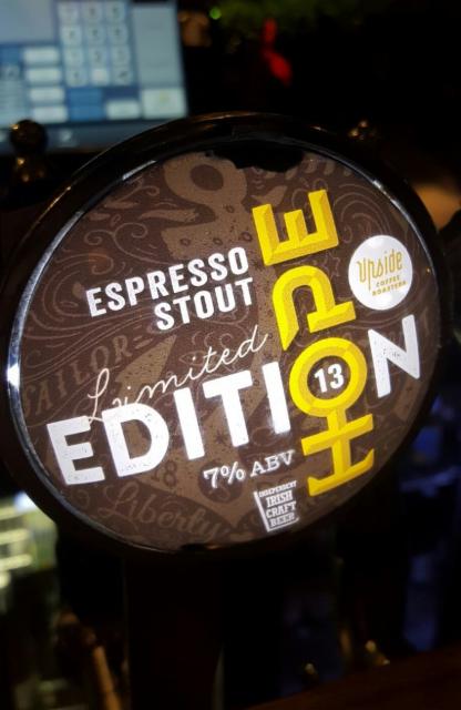 Limited Edition No.13 Espresso Stout 7.0%, Hope Beer, Ireland