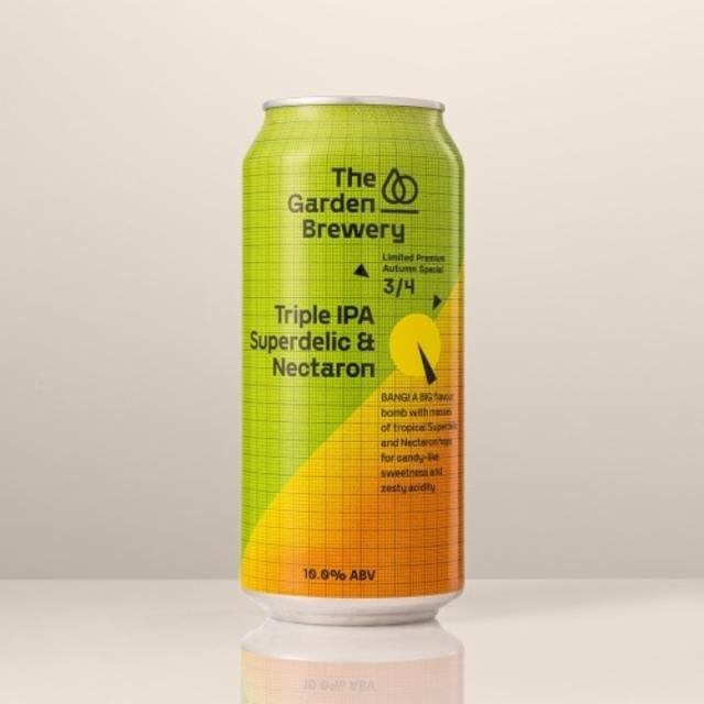 Limited Premium Autumn Special 3/4 Triple IPA Superdelic & Nectaron 10.0%, The Garden Brewery, Croatia