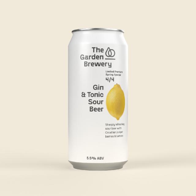 Limited Premium Spring Special 4/4 Gin & Tonic Sour Beer 5.5%, The Garden Brewery, Croatia