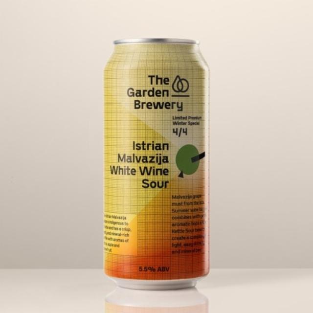 Limited Premium Winter Special 4/4 Istrian Malvazija White Wine Sour, The Garden Brewery