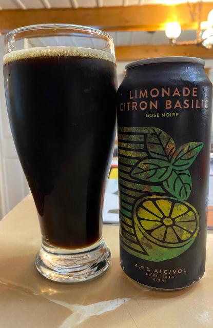 Limonade citron basilic 4.9%, Beauregard, Canada