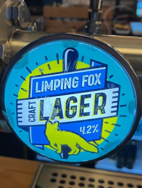 Limping Fox Lager 4.2%, Brouwerij Huyghe, Belgium