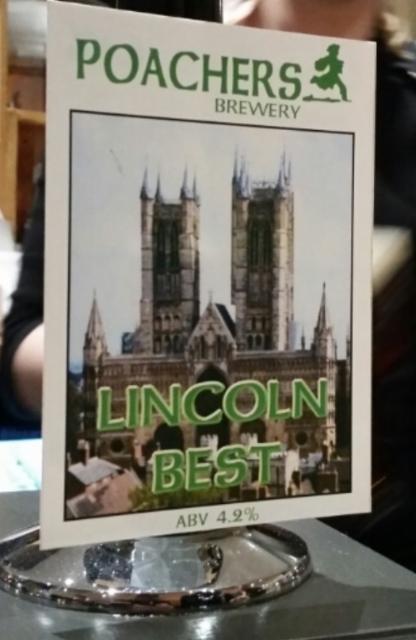 Lincoln Best 4.2%, Poachers Brewery, England
