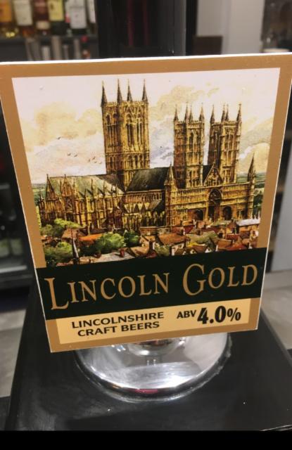 Lincoln Gold 4.0%, Lincolnshire Craft Beers, England