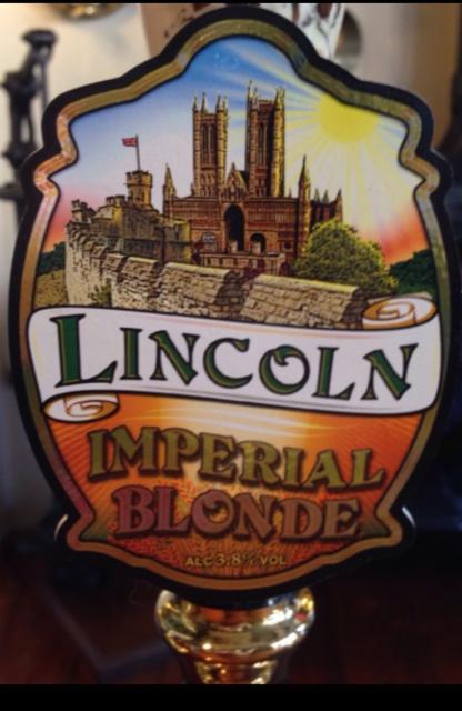 Lincoln Imperial Blonde 3.8%, Wentworth Brewery, England