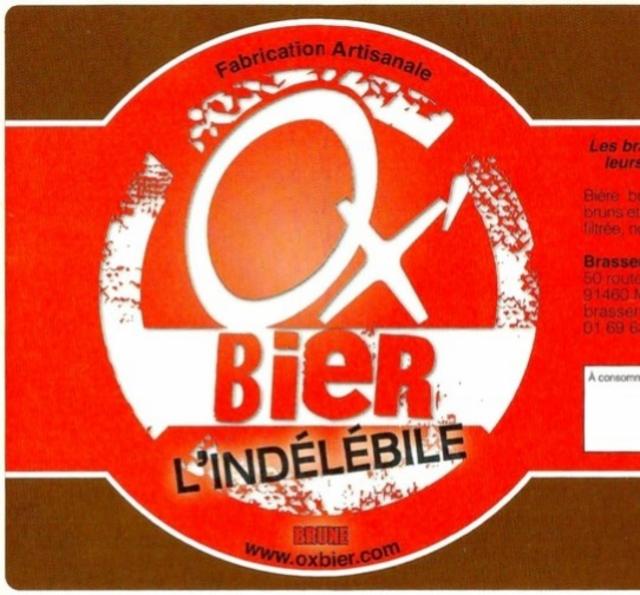 L'Indélébile 6.0%, Brasserie OX - Ochs Père & Fils (Marcoussis), France