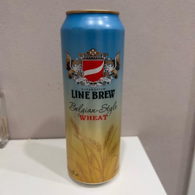 Line brew Wheat 4.8%, Line Brew Bottlers, Kazakhstan