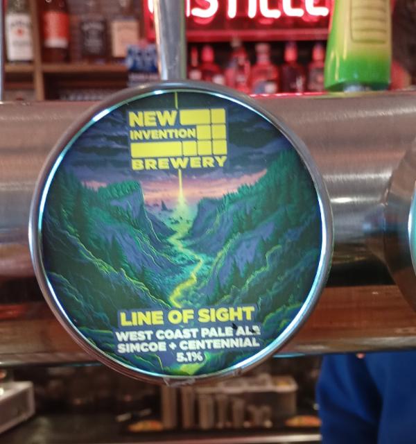 Line of sight 5.1%, New Invention Brewery, England