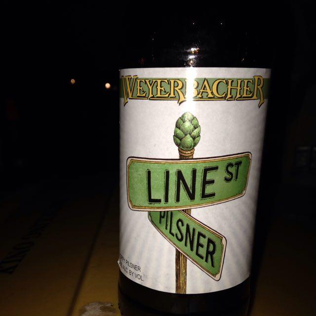 Line Street Pilsner 5.3%, Weyerbacher Brewing Co., United States
