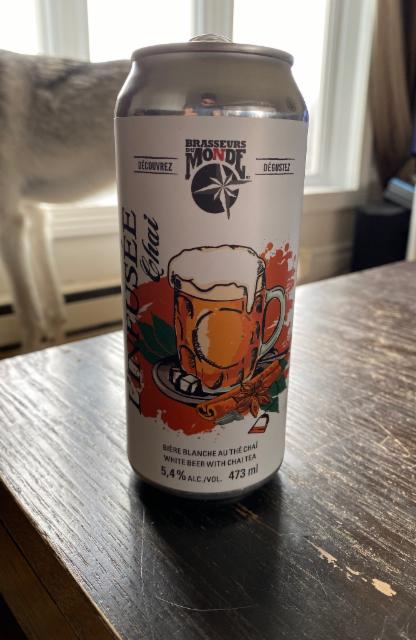 L'Infusée Chai 5.4%, Brasseurs du Monde / Le Picoleur, Canada