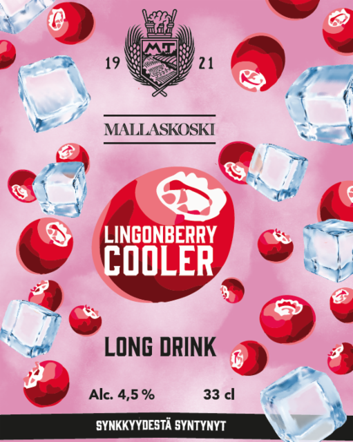 Lingonberry Cooler 4.5%, Mallaskosken Panimo, Finland