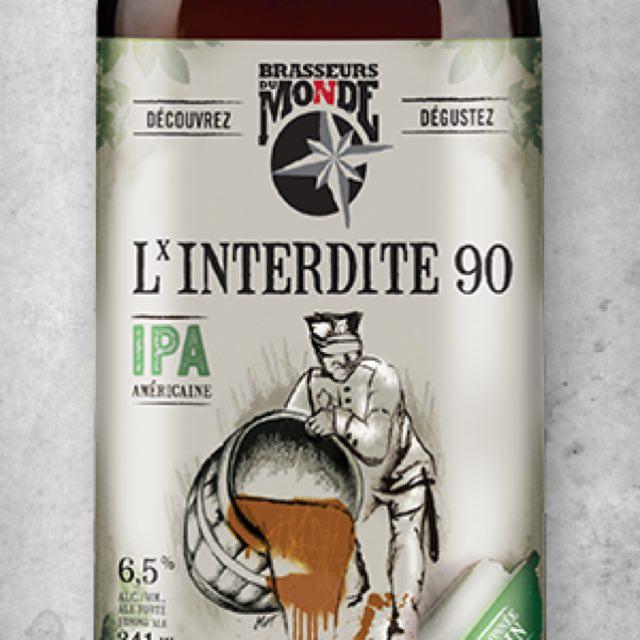 L'Interdite 90 6.5%, Brasseurs du Monde / Le Picoleur, Canada
