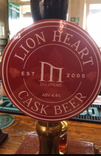 Lion Heart 4.4%, Milestone Brewery, England