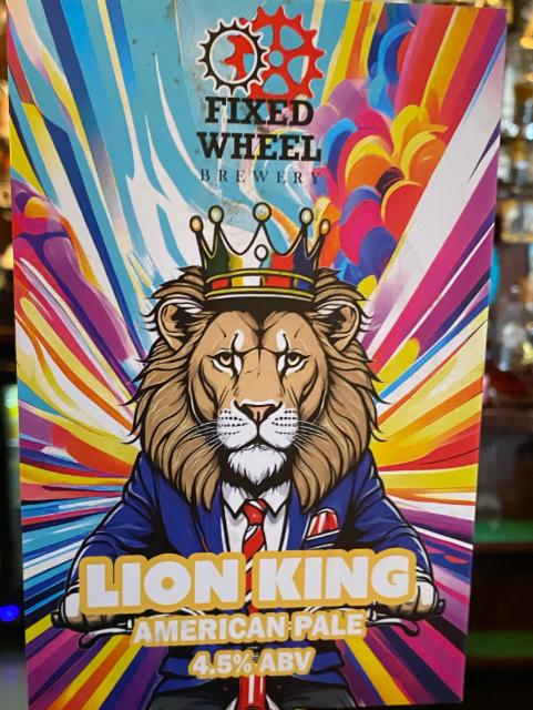 Lion King 4.5%, Fixed Wheel Brewery, United Kingdom