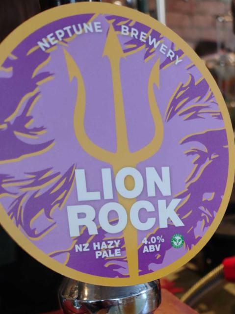 Lion Rock 4.0%, Neptune Brewery Limited, England