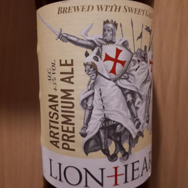 Lionheart 4.5%, Brookfield Brewing Company, England