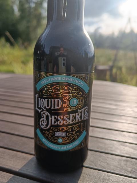 liquid desert 18- aztec chocolate lava cake stout 12.0%, Big Belly Brewing Company, Netherlands