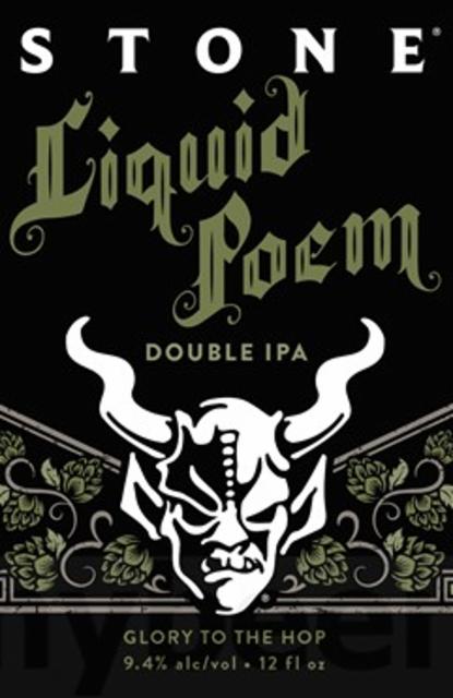 Liquid Poem 9.4%, Stone Brewing (Sapporo Breweries), United States