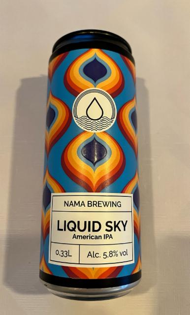 Liquid Sky American IPA 5.8%, Nama brewing, Italy
