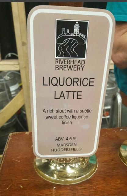 Liquorice Latte 4.5%, Riverhead Brewery, England