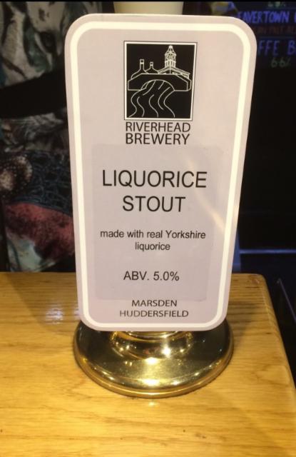 Liquorice Stout 5.0%, Riverhead Brewery, England