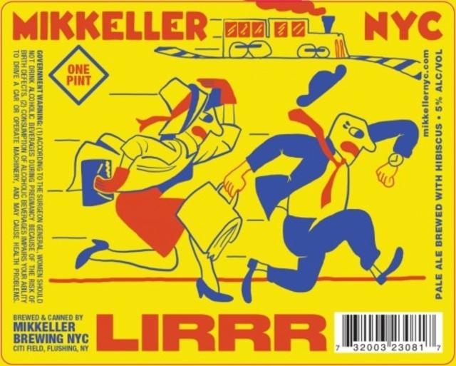 LIRRR (Long Island Rail Road Red) 5.0%, Mikkeller Brewing NYC, United States