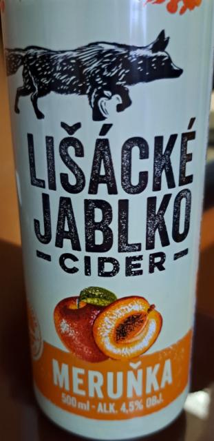 Lišâcké Jablko Meruňka 4.5%, Heineken Česká Republika, Czech Republic