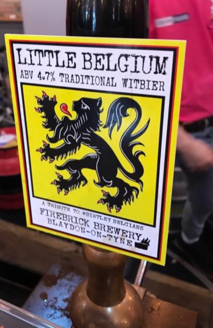 Little Belgium 4.7%, Firebrick Brewery, England