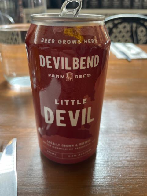 Little devil 3.4%, Devilbend farm beer co, Australia