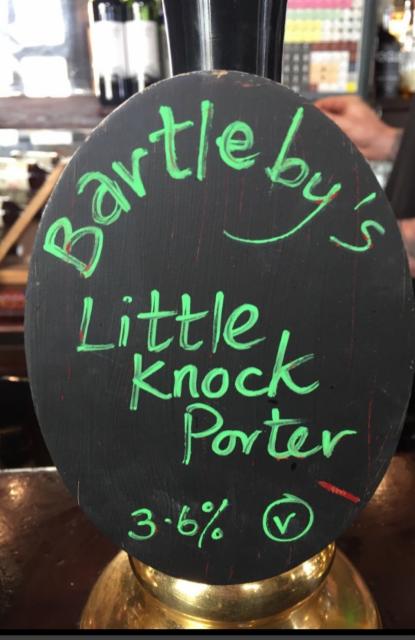 Little Knock Porter 3.6%, Bartleby's Brewery, England