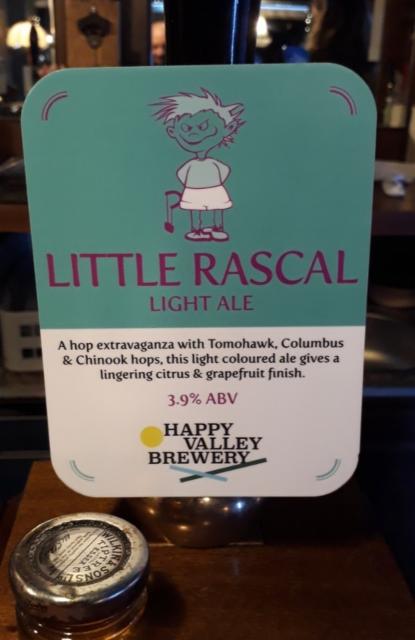Little Rascal 3.9%, Happy Valley Brewery, England