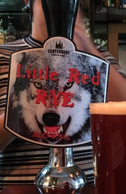 Little Red Rye 4.5%, Canterbury Brewers, England