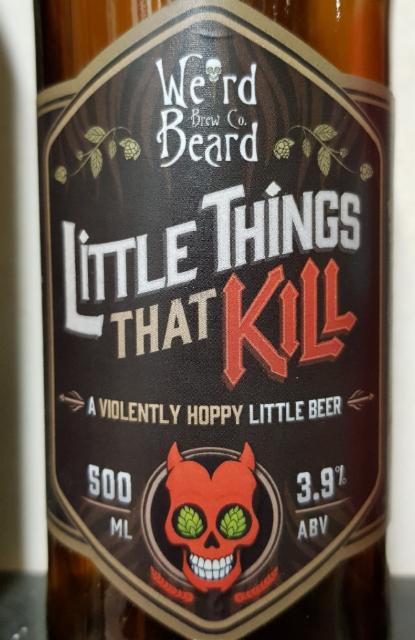 Little Things That Kill Batch 9 3.8%, Weird Beard Brew Co., England