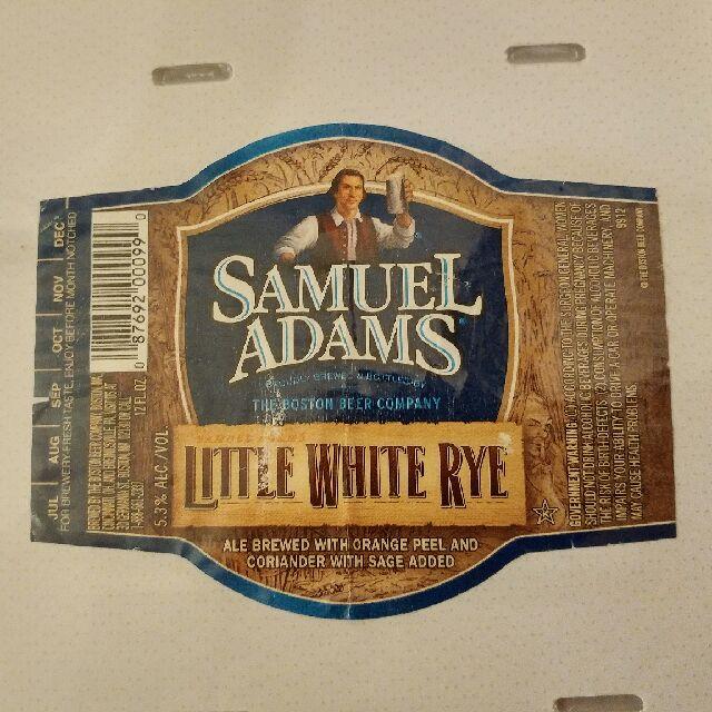 Little White Rye 5.3%, Samuel Adams (Boston Beer Company), United States