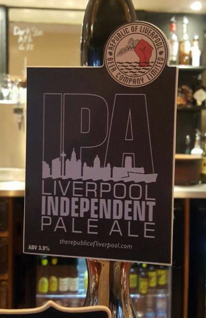 Liverpool Independent Pale Ale 3.9%, Republic of Liverpool Beer Company, England